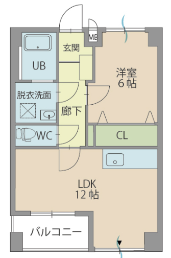 ウィステリア櫻小路（B-2type）間取・配置図