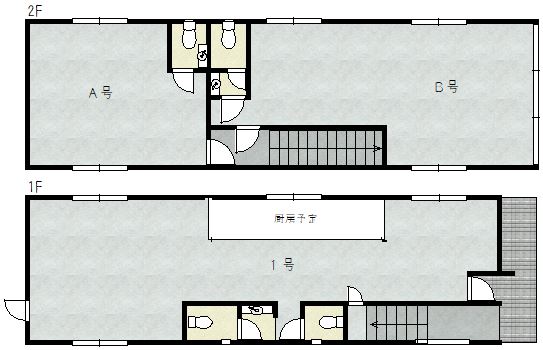 中央通テナント間取・配置図