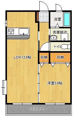 ヴィレッジ恒富　間取・配置図