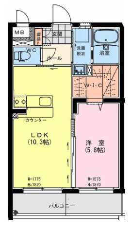 ベイシティコート間取・配置図