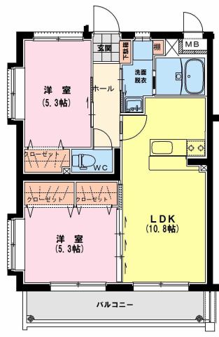 グッドウィル彩　2LDK