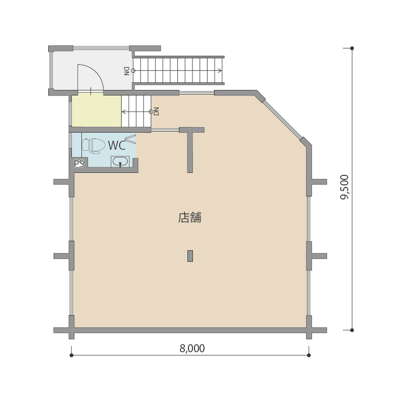 CS瀬之口間取・配置図