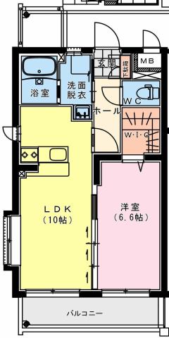 レジデンスサトウ間取・配置図