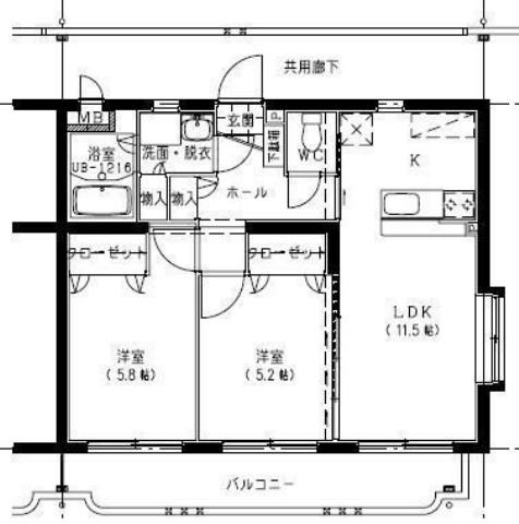 トミーパレス間取・配置図