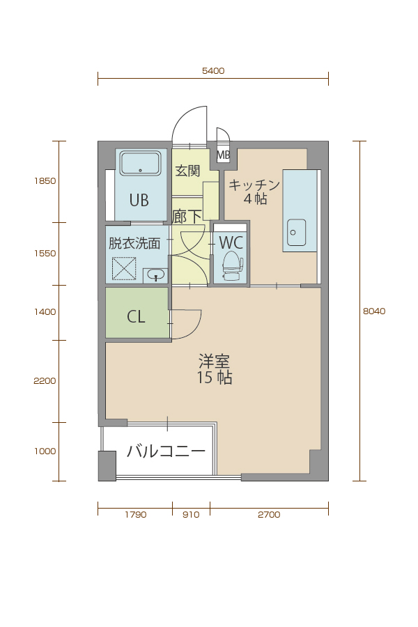 ウィステリア桜小路（Atype）間取・配置図