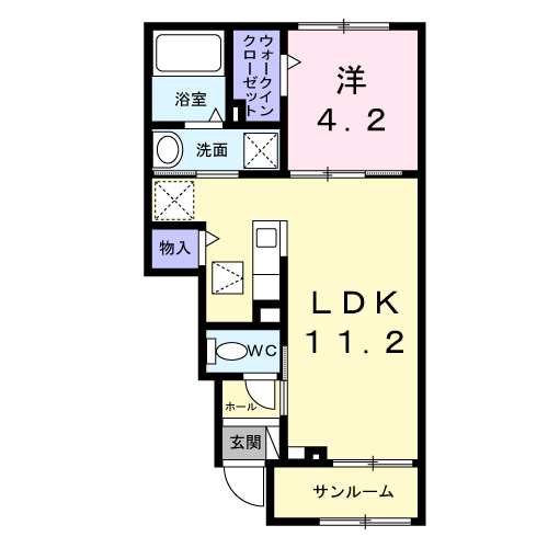 グラシオッソ ブリッサ Ｋ・・・102号・103号・104号・105号画像