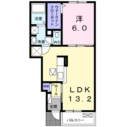 エレガンシア・デーアYⅡ間取・配置図