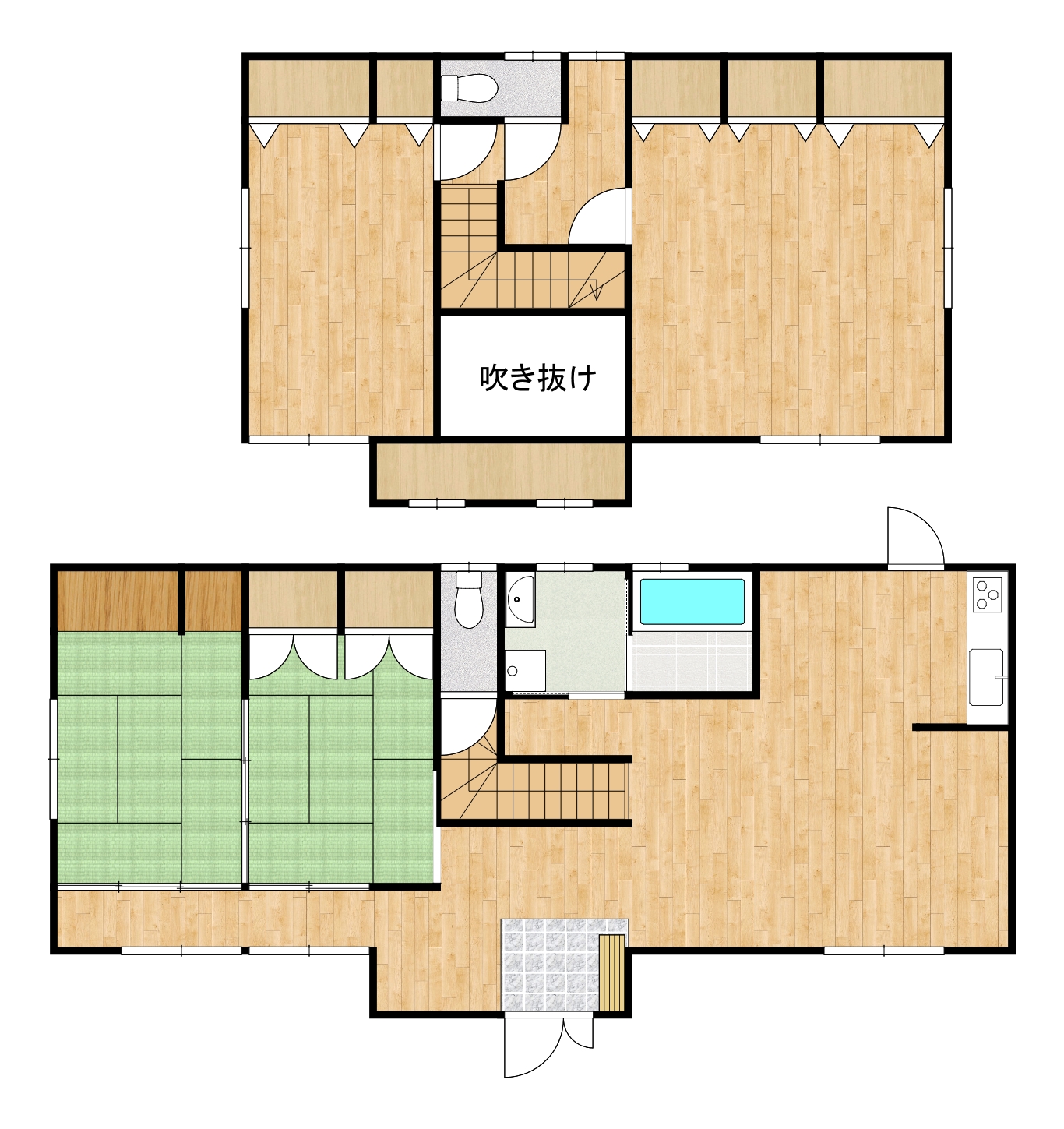 東海町 中古物件間取・配置図