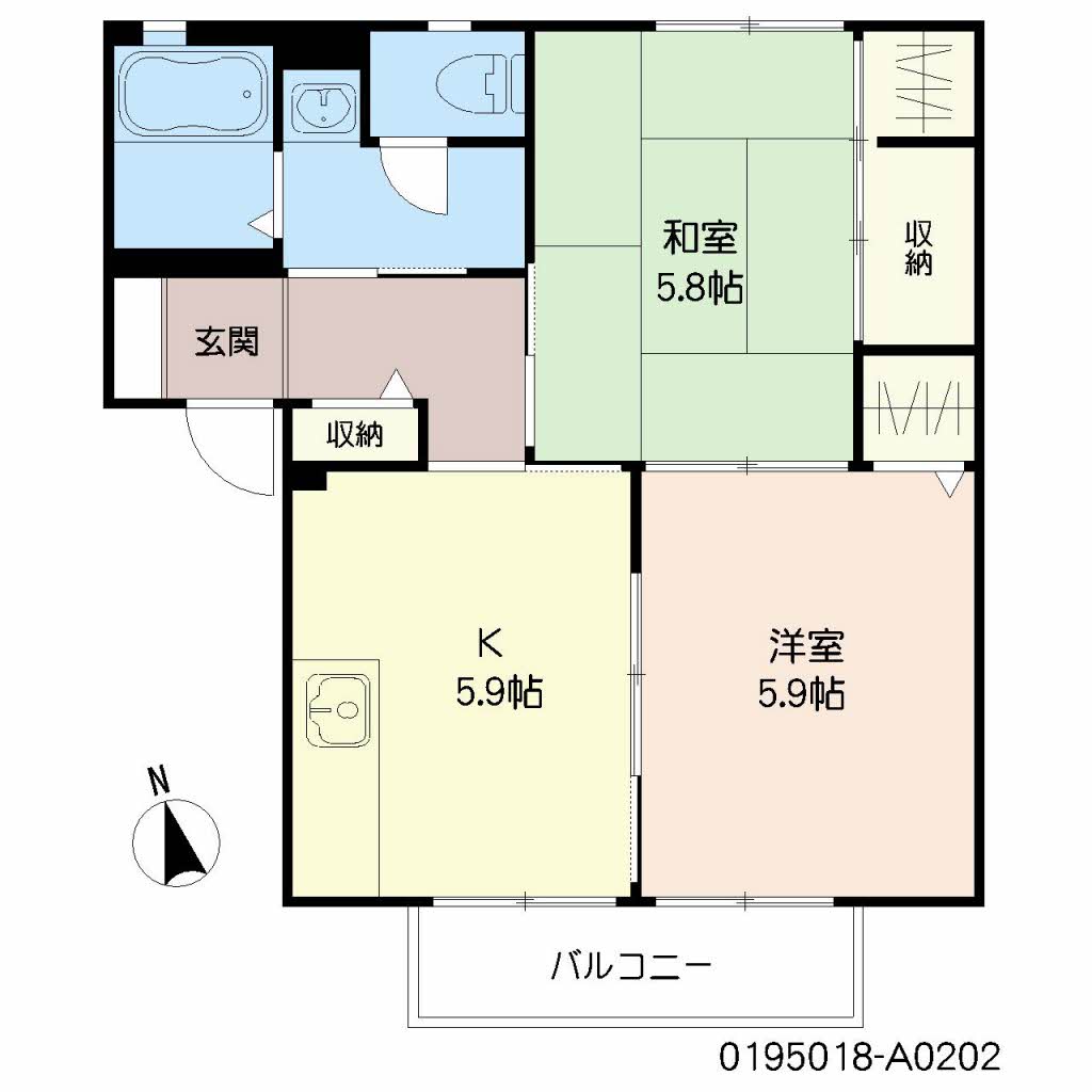 サンパレッソ間取・配置図