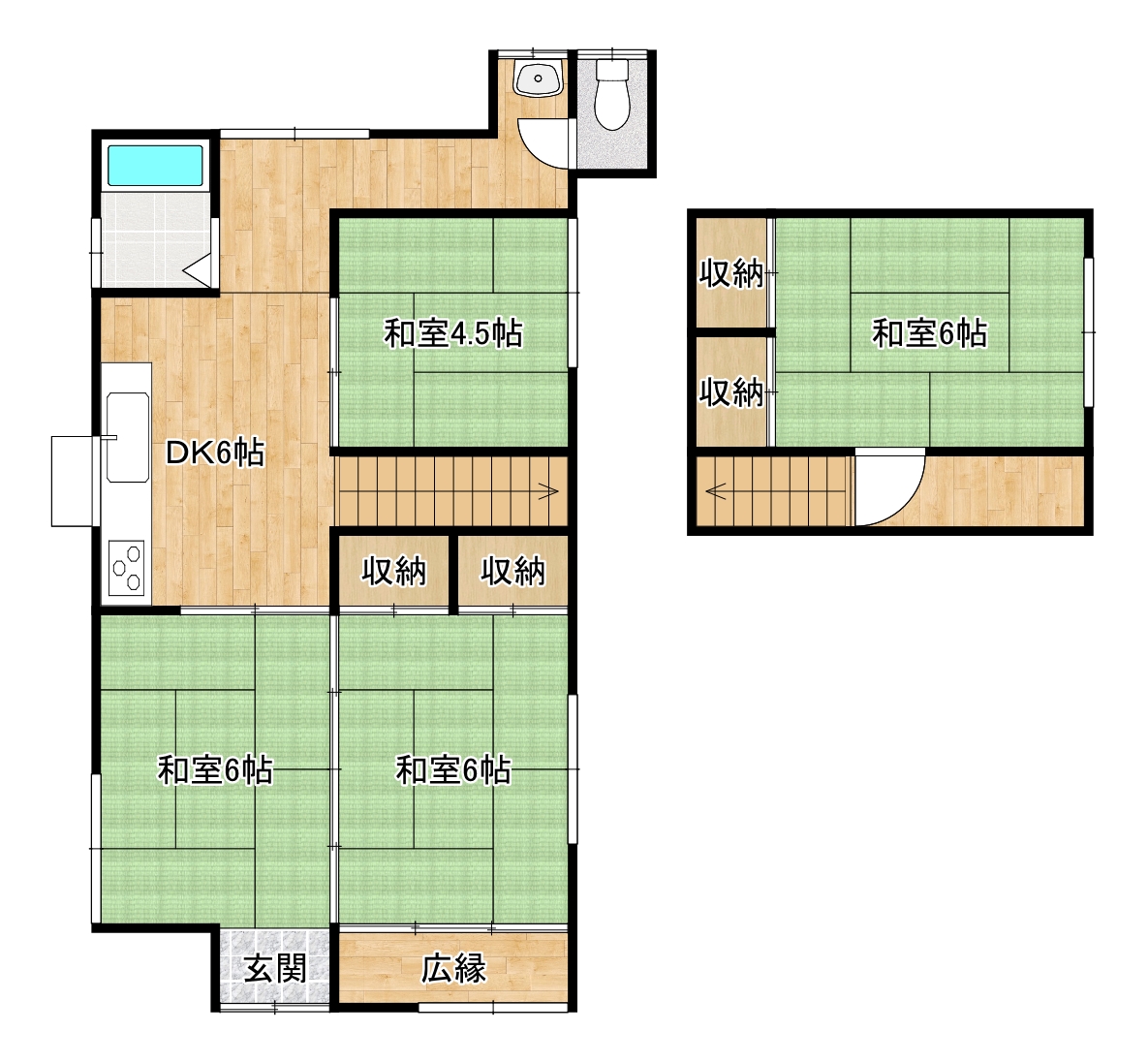 土々呂4丁目　中古住宅
