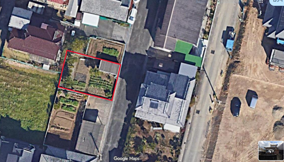延岡市古川町　土地　37.49坪間取・配置図