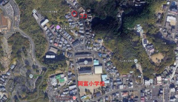 高千穂通　土地　約107坪　現状渡し（古家付き）