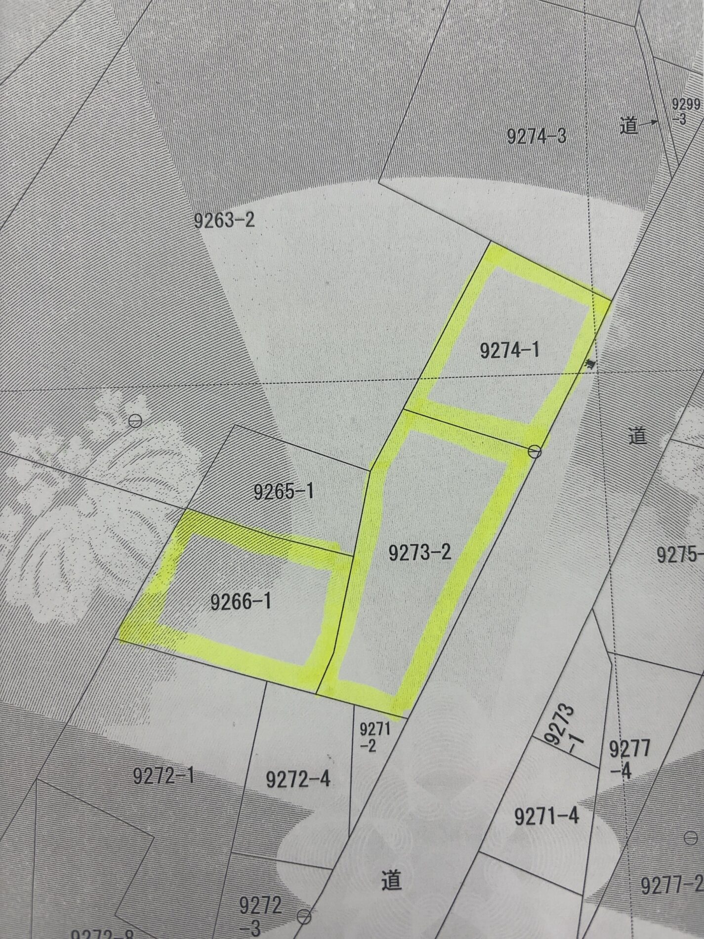 門川町　土地２４２坪　間取・配置図