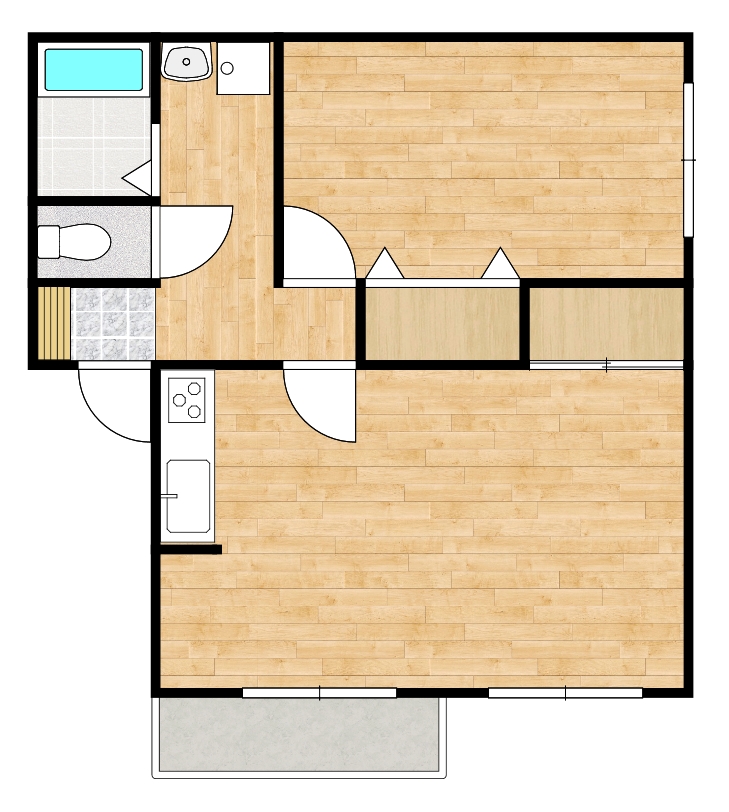 ルシェルマークスA 1LDK