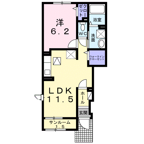 ローレルＡ ・・・101号室