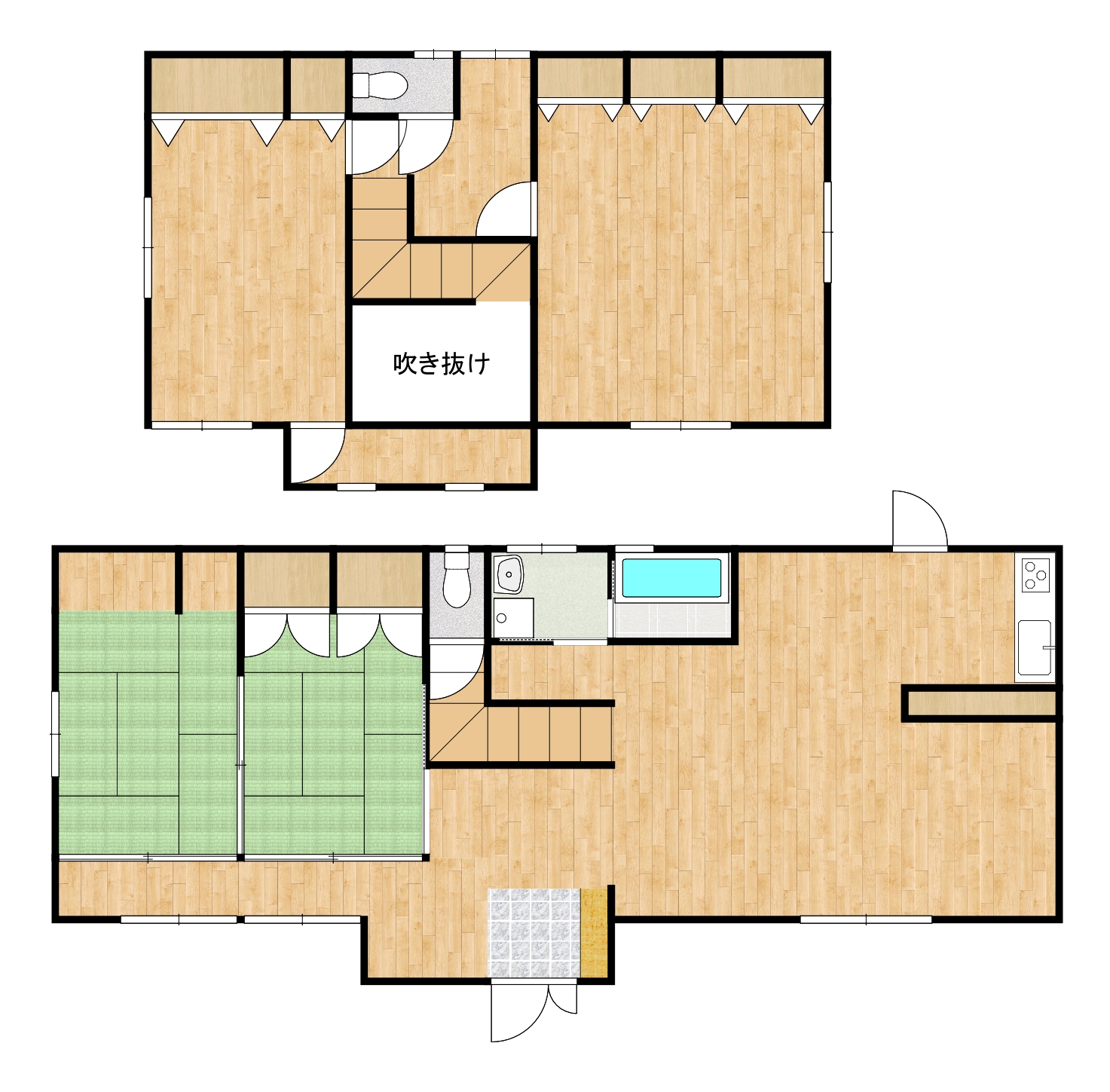 メゾンブロン東海間取・配置図