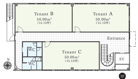 ノースアレイ間取・配置図