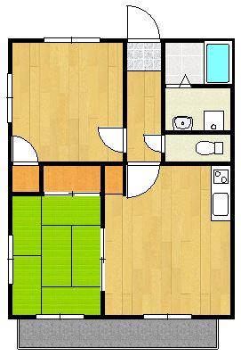 カーサJ＆J間取・配置図