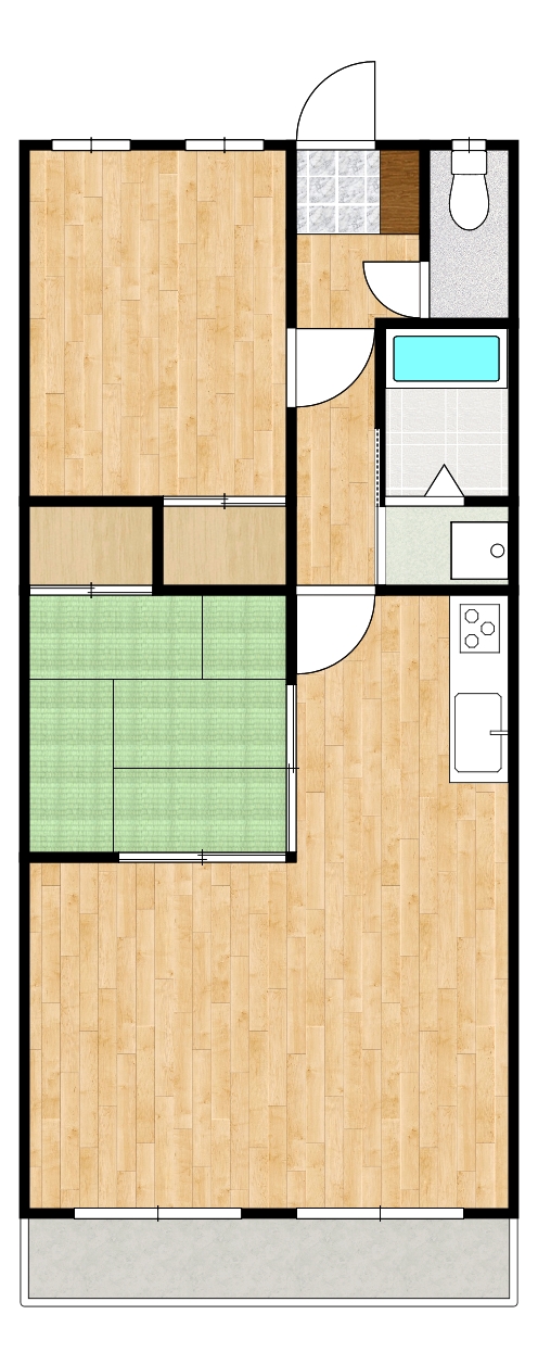 ライブリーM間取・配置図