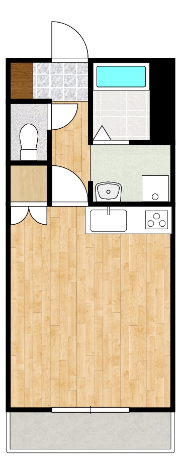 サザンハイツ　1R