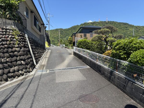 平原町2丁目　高台土地　現状渡し