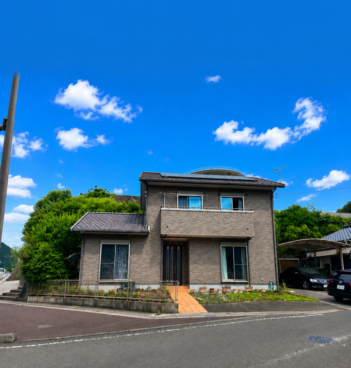 富美山町　中古住宅 4LDK+WIC  過去に水害被害無し 駐車場最大6台　太陽光パネル搭載画像