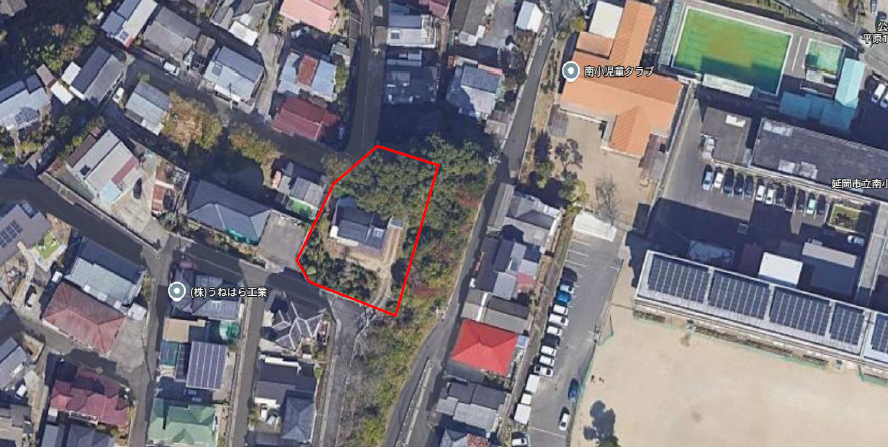 平原町2丁目　高台土地　現状渡し