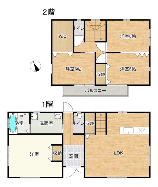 富美山町　中古住宅　4LDK+WIC　太陽光パネル付き　駐車場最大6台