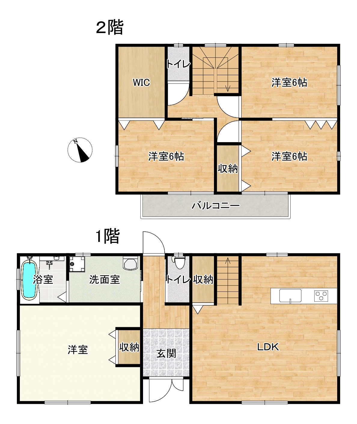 富美山町　中古住宅　4LDK+WIC　太陽光パネル付き　駐車場最大6台