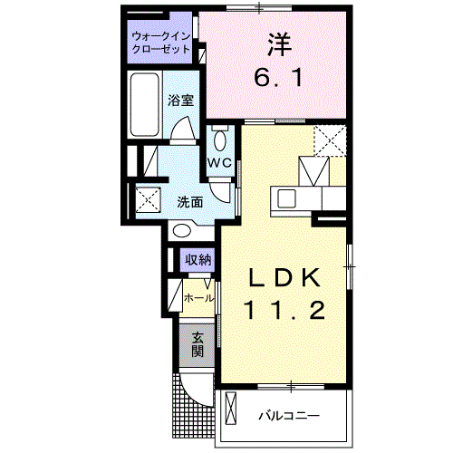 Anny Sweet 1LDK・・・中部屋