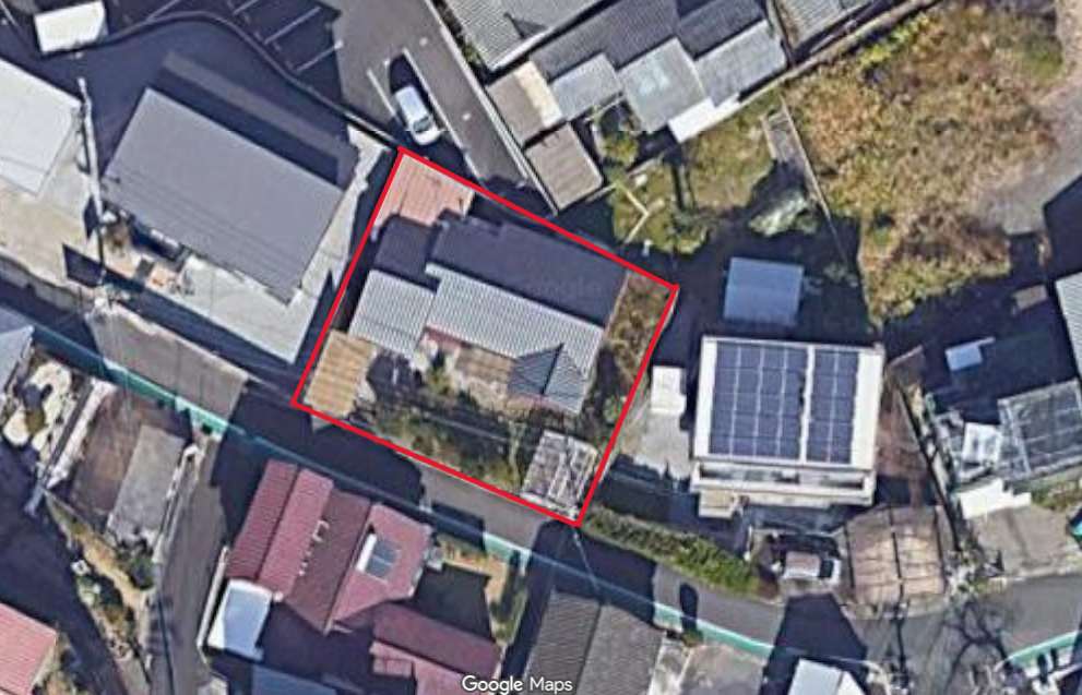 平原1丁目　土地(解体更地渡し予定)間取・配置図