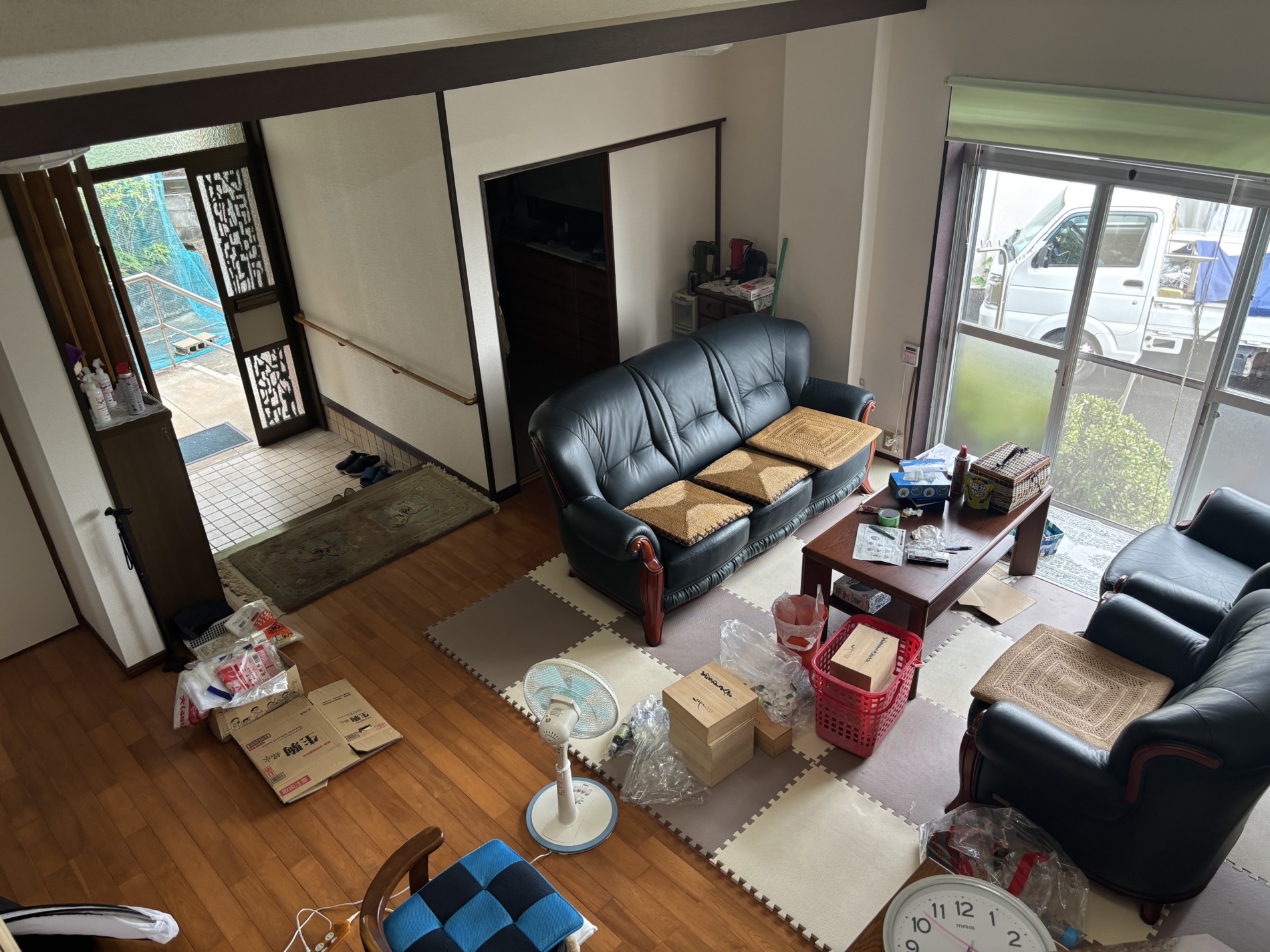 東海町　中古住宅　4SLDK +ガレージ+作業小屋間取・配置図