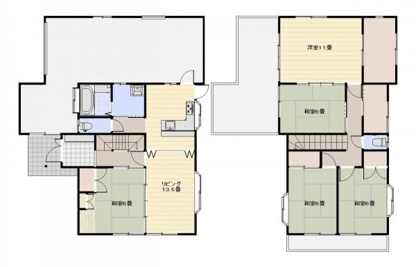 伊形町　中古住宅　5LDK+納戸2部屋　
